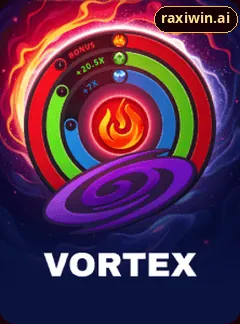 Vortex game tile in the RaxiWin lobby